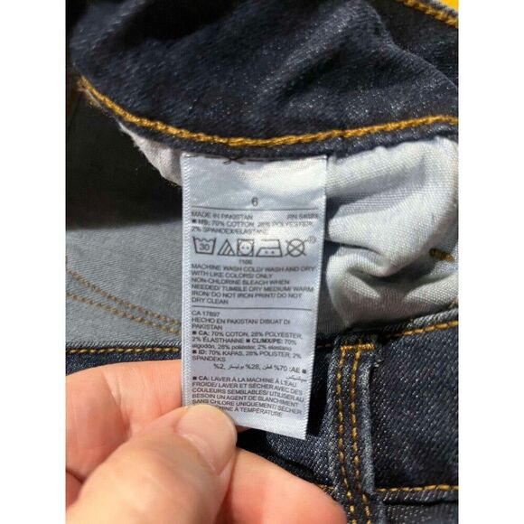 Old Navy Jeans Women's Size 6 Blue Rockstar Super Skinny Mid Rise Denim - Picture 4 of 8